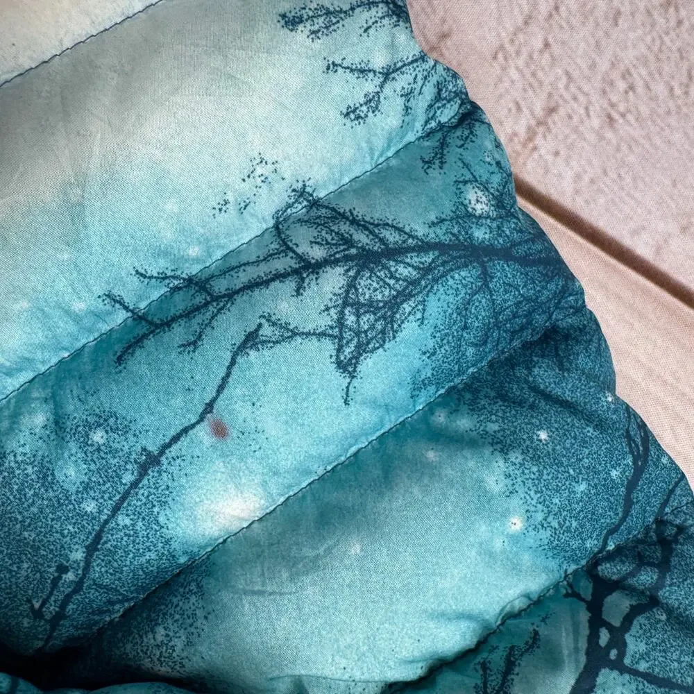 Patagonia Girls Duck Down 600 Fill Sweater Puffer Jacket Size M 10 Teal Tree - Picture 6 of 10